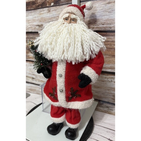 Vintage Father Christmas Old World Santa Claus 19” Decor Standing - Picture 3 of 10